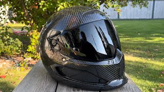 My Ruroc Atlas 30 Liquid Carbon motorcycle helmet With shockwave BT stereo and comms [upl. by Eydie]