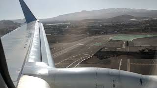 Tui Airways Boeing 737 800 Landing at Gran Canaria [upl. by Parcel185]