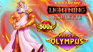 Zeus Drops a 500X Multiplier after XXXtreme Lightning Roulette [upl. by Reemas761]