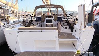 2019 Dufour 430 Grand Large  Deck and Interior Walkaround  Debut at 2018 Cannes Yachting Festival [upl. by Monroe]