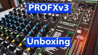 Mackie Profx12v3 Mixer  Unboxing and First Look [upl. by Gillian]