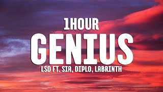 LSD  Genius Lyrics ft Sia Diplo Labrinth 1HOUR [upl. by Skyla829]