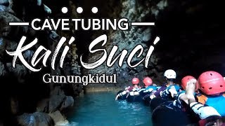 Keindahan Sungai bawah tanah cave tubing Kali Suci Gunungkidul [upl. by Ahsemed948]