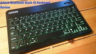 Arteck Bluetooth Keyboard Review [upl. by Harness]