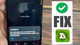 FIX Access is denied in ZArchiver  How to OpenAccess Android data amp obb in Android 11 [upl. by Mehta]