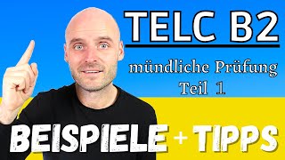 TELC B2 mündliche Prüfung Teil 1  6 WICHTIGE Tipps  Beispiel [upl. by Fenella115]