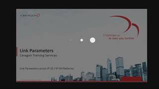 Link Parameters  Ceragon Training Services [upl. by Adnole12]