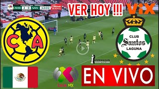 🔴EN VIVO AMERICA VS SANTOS Donde Ver PARTIDO HOY Juega América vs Santos Femenil Liga MX américa [upl. by Annelg]