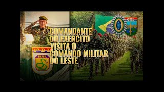 Comandante do Exército visita o Comando Militar do Leste TV VERDE OLIVA LESTE [upl. by Zacarias501]