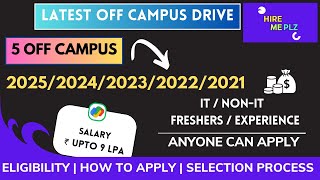 off campus drive for 2024 batch  off campus drive for 2023 batch  2023 batch hiring jobvacancy [upl. by Ferriter]