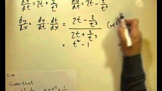 Advanced Higher Maths parametric equations  basic [upl. by Twila]