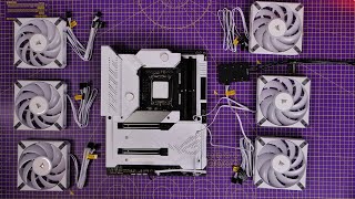 How to connect and setup Corsair AF120 RGB Elite fans 10 fans Lighting Node and iCue setup tips [upl. by Oakman]