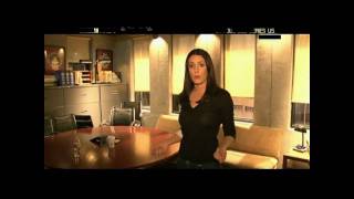 Paget Brewster Speaking French HD [upl. by Tekla902]