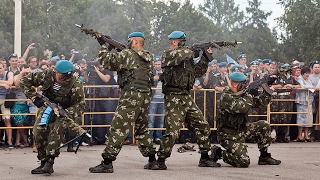 ВДВ  56 ДШБ  Разведрота  Выступление на присяге [upl. by Chouest]