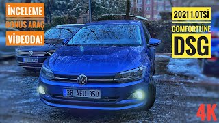 2021 POLO 10 TSİ COMFORTLİNE İNCELEME4K [upl. by Tilagram69]