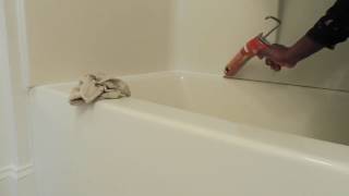 DIY How to re caulk bath tub [upl. by Vola51]