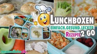 Einfache Rezepte für die Lunchbox  Monsieur Cuisine  mamiblock [upl. by Holcman]