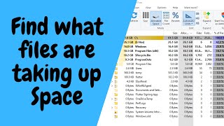 Find what files are taking up your hard drive space [upl. by Lundberg]