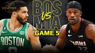 Boston Celtics vs Miami Heat Game 5 Full Highlights  2023 ECF  FreeDawkins [upl. by Aible]