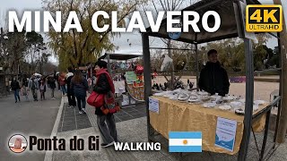 MARAVILLA de CORDOBA invierno en MINA CLAVERO walking JULIO 2024 uhd 4k TOUR VIRTUAL  ARGENTINA [upl. by Grochow192]