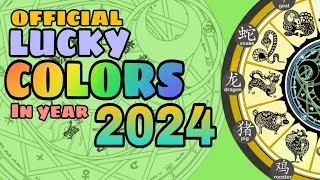 LUCKY COLOR IN 2024  Swerteng kulay sa 2024 at YEAR OF THE WOOD DRAGON Philippines [upl. by Bruni]