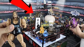 How to DESTROY your WWE Figures Massive Tower Destruction [upl. by Pollux]