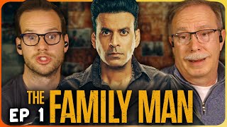 THE FAMILY MAN  Ep 1 The Family Man  Reaction Video  Manoj Bajpayee [upl. by Aihtennek]