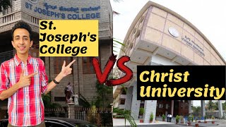 St Josephs College Bangalore vs Christ University  All the Details You Need to Know [upl. by Carlin]