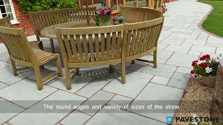 Pavestone Tudor Antique Denby Patio Paving [upl. by Hilaria]