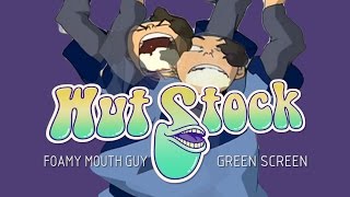 Wut Stock Foaming Mouth Guy Green Screen [upl. by Nirad]