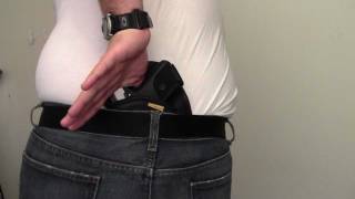 Remora quotFull Sweat Shieldquot IWB Holster Review amp Demo with Ruger SR9c [upl. by Abana]