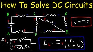 How To Solve Any Resistors In Series and Parallel Combination Circuit Problems in Physics [upl. by Adaj]