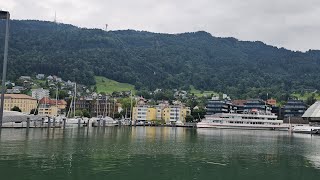 Bregenz Hafen am Bodensee in Österreich [upl. by Nolyarg40]