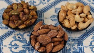 Roasted nuts  Easy salted nuts in airfryer  How to roast nuts in airfryer [upl. by Uriel424]