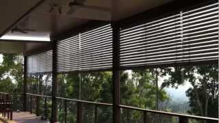 Creative Blinds External Venetians Motorised Byron Bay NSW [upl. by Notslah]