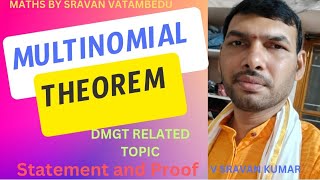 MULTINOMIAL THEOREM IN TELUGU VATAMBEDUSRAVANKUMAR [upl. by Ojyma491]