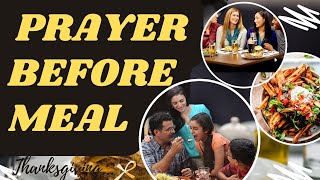 Prayer Before Meal  Pray this before Breakfast  Lunch  Dinner [upl. by Neelrad]