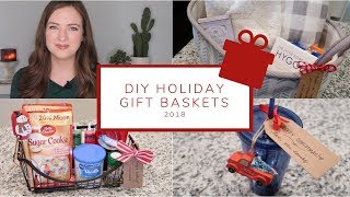 5 Easy DIY Christmas Gift Basket Ideas  Holiday Gift Guide 2018 [upl. by Mccandless]