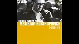 MYASKOVSKY Cello Concerto op 66  Rostropovich · Kondrashin · Moscow Philharmonic Orchestra [upl. by Chloette]