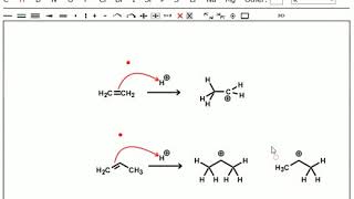 Carbocations from Alkene Protonation [upl. by Medea408]