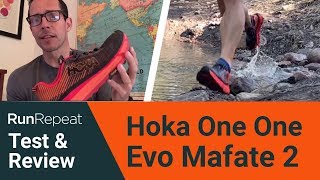 Hoka One One Evo Mafate 2 test amp review  Nextlevel trail running shoe [upl. by Hoy57]