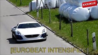 Richard Hammond Rimac Concept One Crash Initial D Deja Vu EUROBEAT INTENSIFIES [upl. by Aifos]