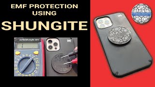 Cell Phone Radiation  EMFProtection with Shungite Plates [upl. by Nnylarak]