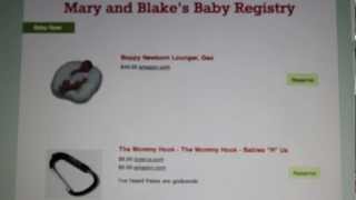 How to use Babylist Online Baby Registry [upl. by Egoreg755]