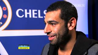 EXCLUSIVE New signing Mohamed Salah speaks to Chelsea TV [upl. by Finzer]