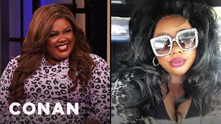 Nicole Byer Went All Out For Her Driver’s License Photo  CONAN on TBS [upl. by Etnasa]