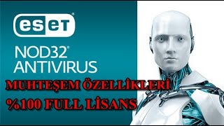 ESET NOD32 ANTİVİRÜS MUHTEŞEM KORUMA VE FULL SÜRÜM YAPMA 100 ÇALIŞIYOR [upl. by Laden256]