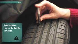 How to check your tyre treads [upl. by Yelwah]