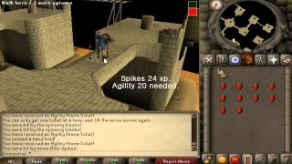 Runescape 2007  Brimhaven agility arena [upl. by Colton]