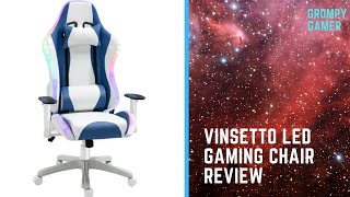 VINSETTO RGB LED Gaming Chair Review  Perfect For Gaming In Comfort [upl. by Koerner]